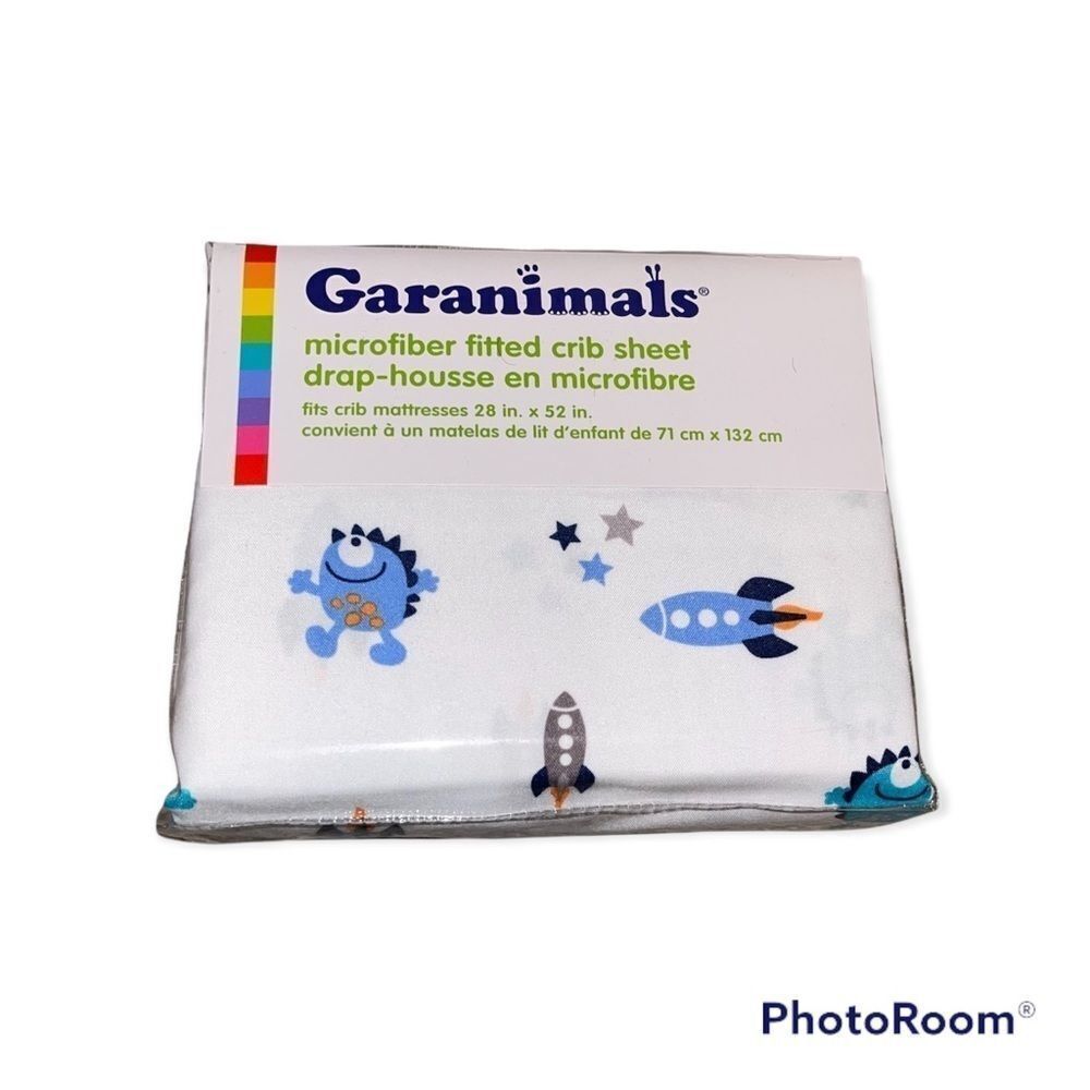 𝅺Alien And Spaceship Crib Sheets​​​